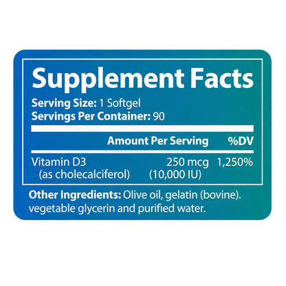 Vitamin D3 10,000 IU